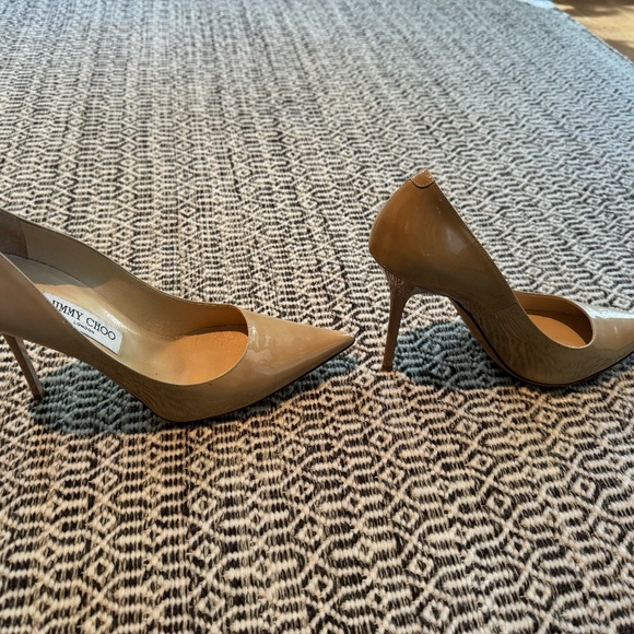 Jimmy Choo patent camel pump size 39 - Picture 6 of 10
